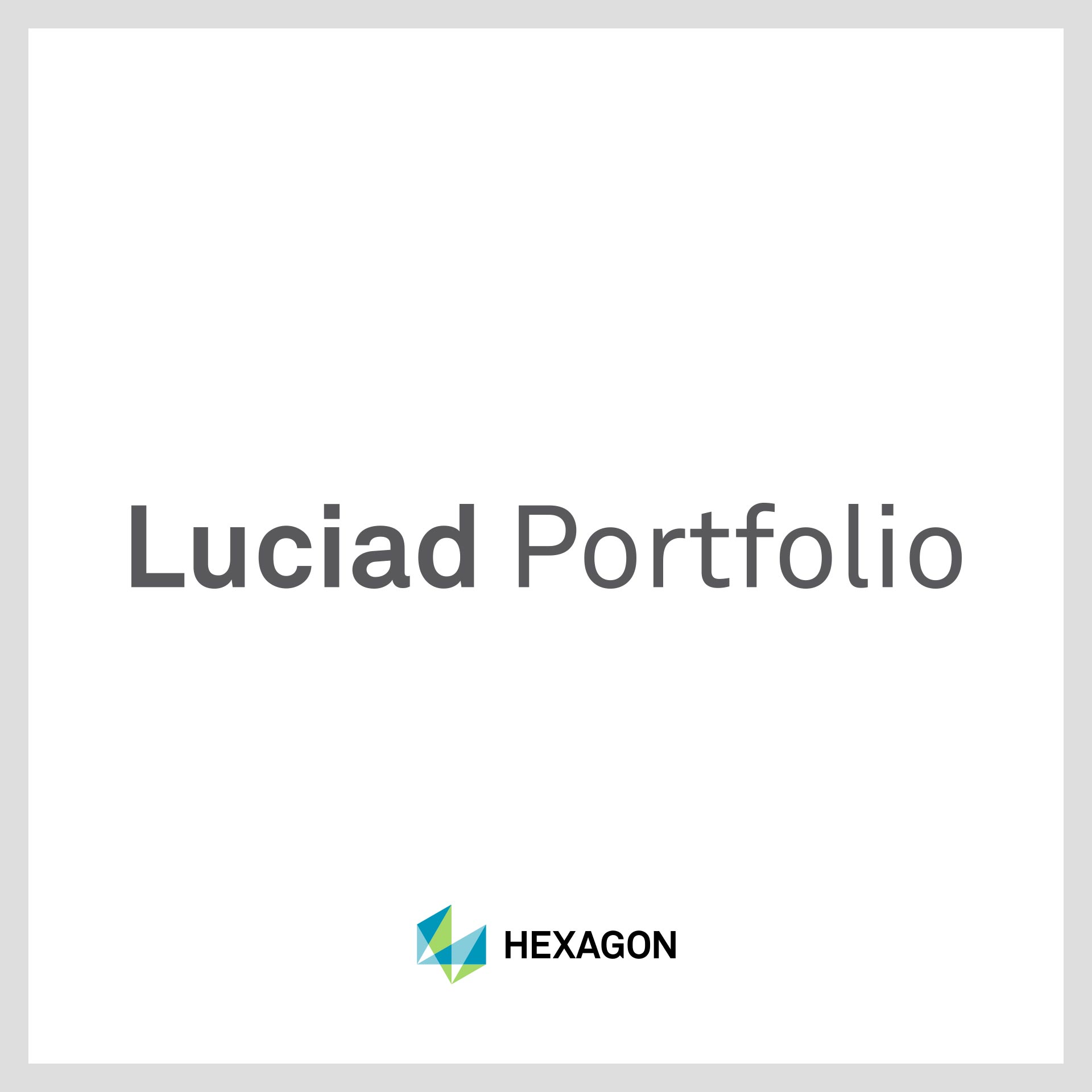 Luciad Portfolio technologie