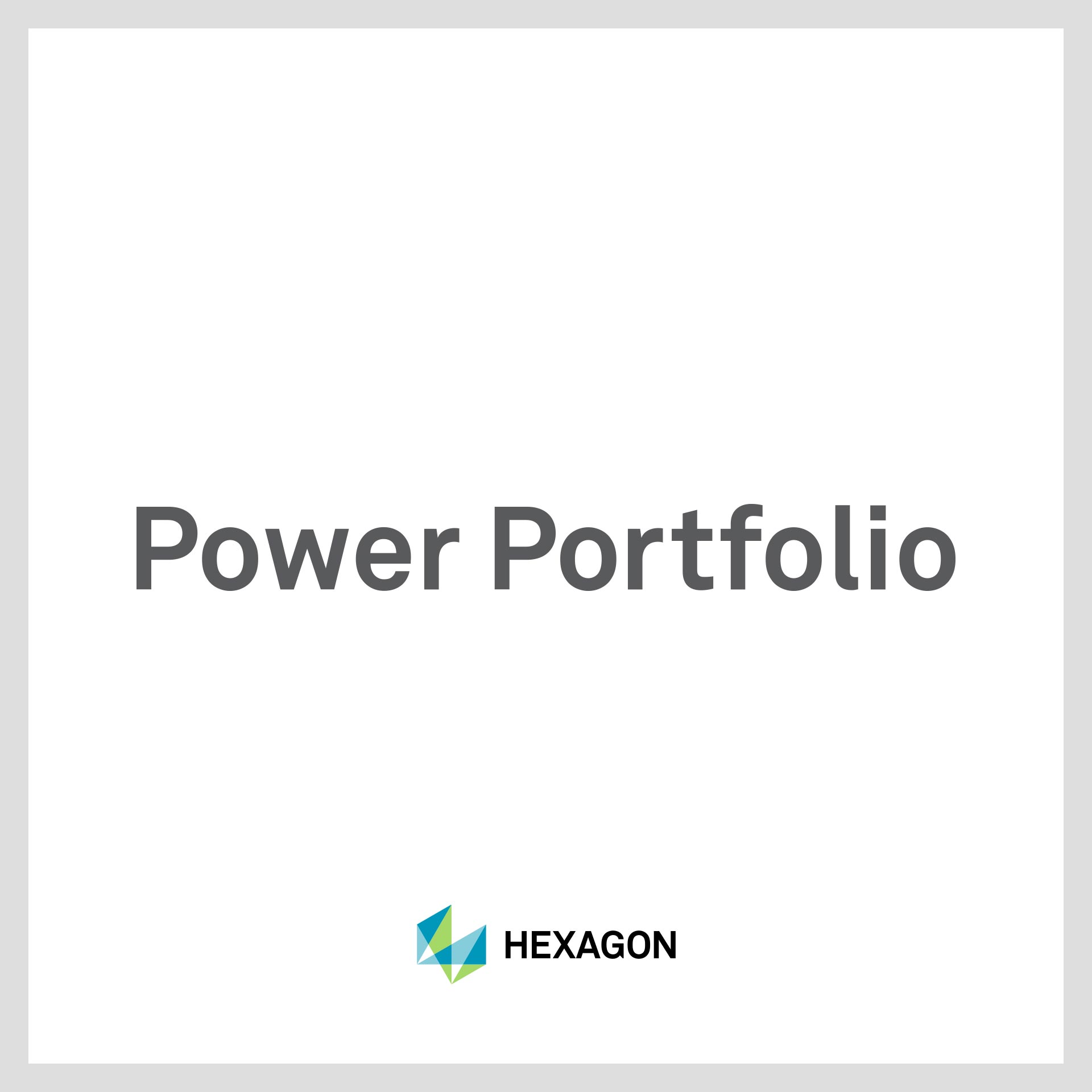 Power portfolio technologie