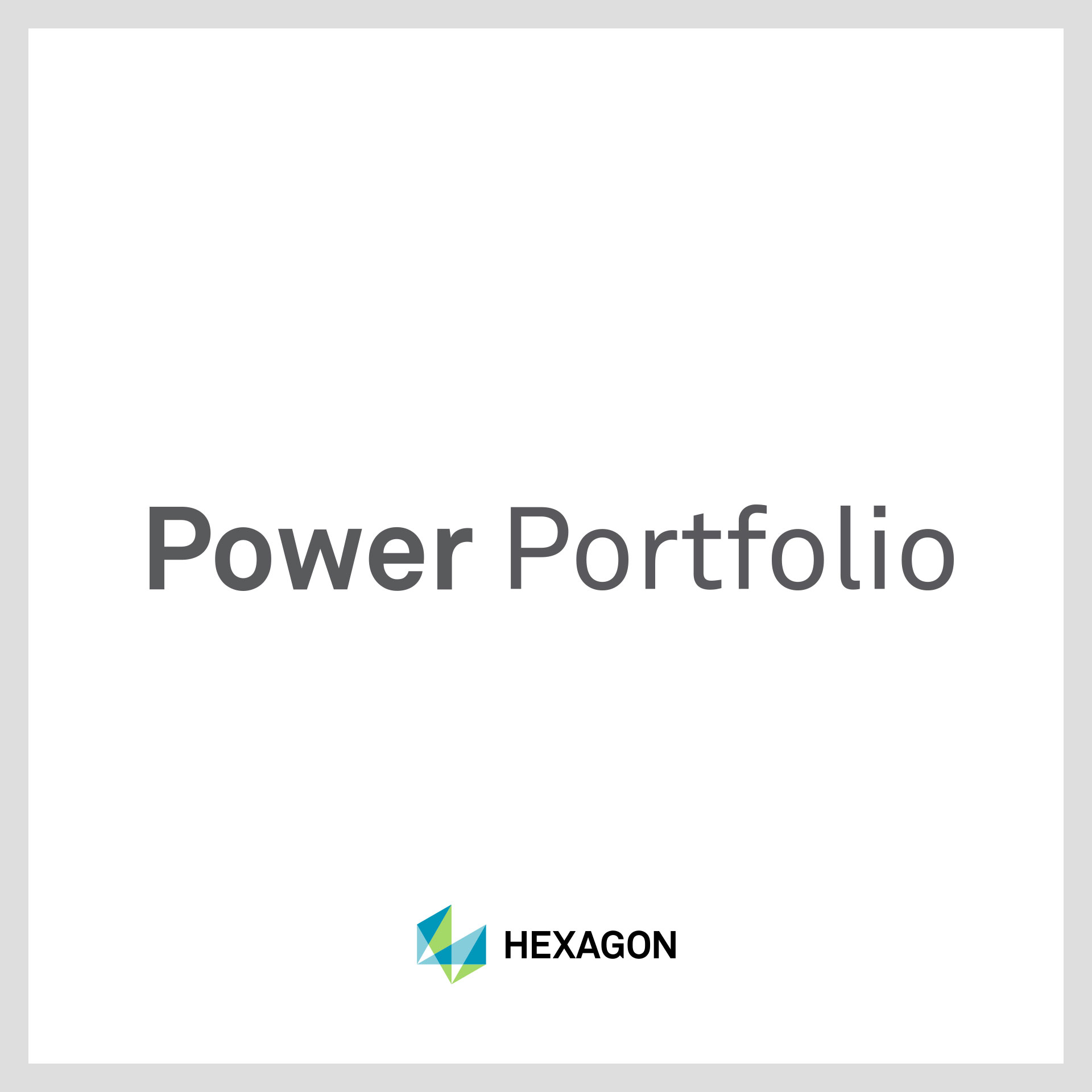 Power portfolio technologie