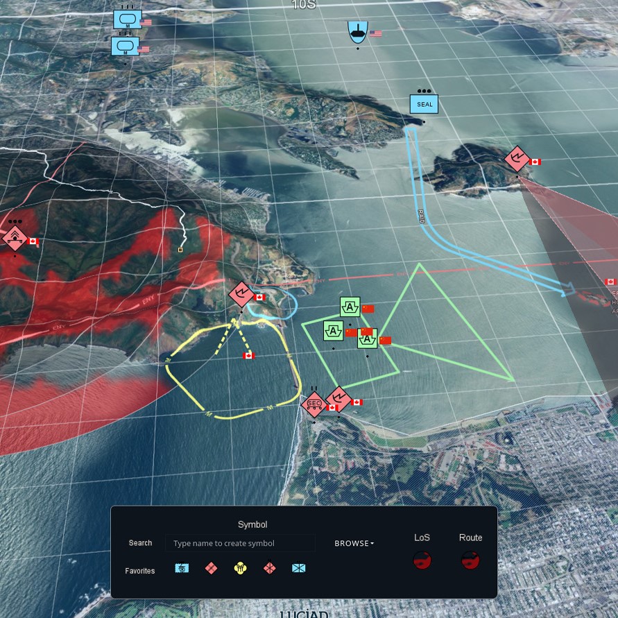 LuciadFusion Common Operational Picture